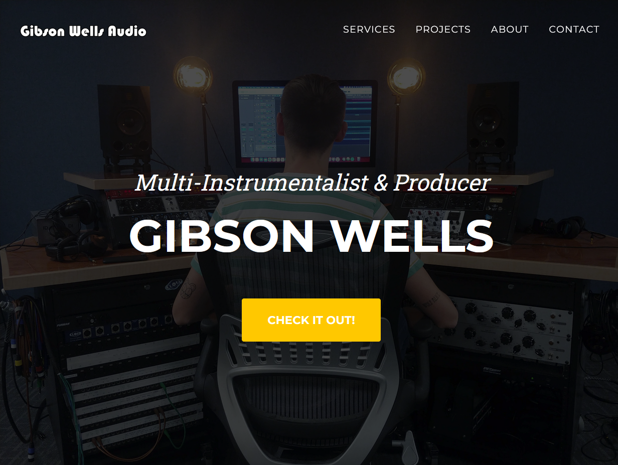 Gibson Wells Audio Website